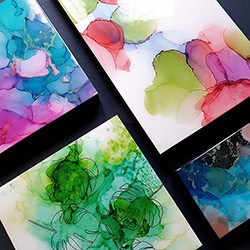 Alcohol Ink Material - Das brauchst du für das Malen mit Alkohol Tinte