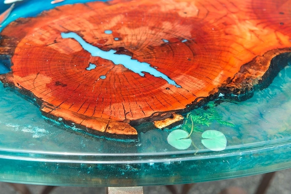 Mesa resina: Haga su propia mesa madera con resina epoxi