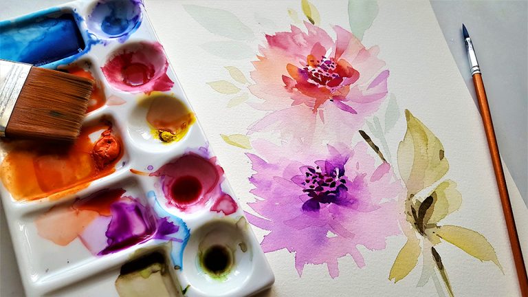 Watercolor Flowers – Guide how to paint Watercolor Flowers