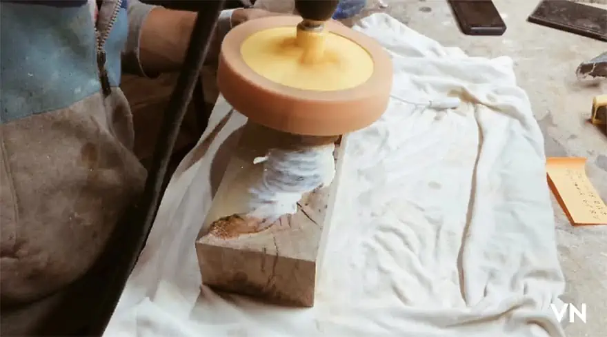 resin table lamp