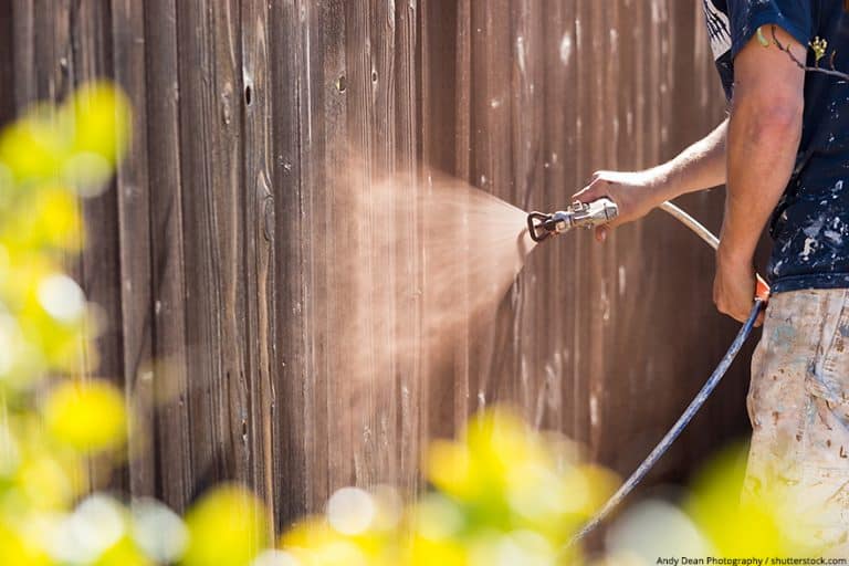 Best Paint Sprayer for Fences How to Staining a Fence