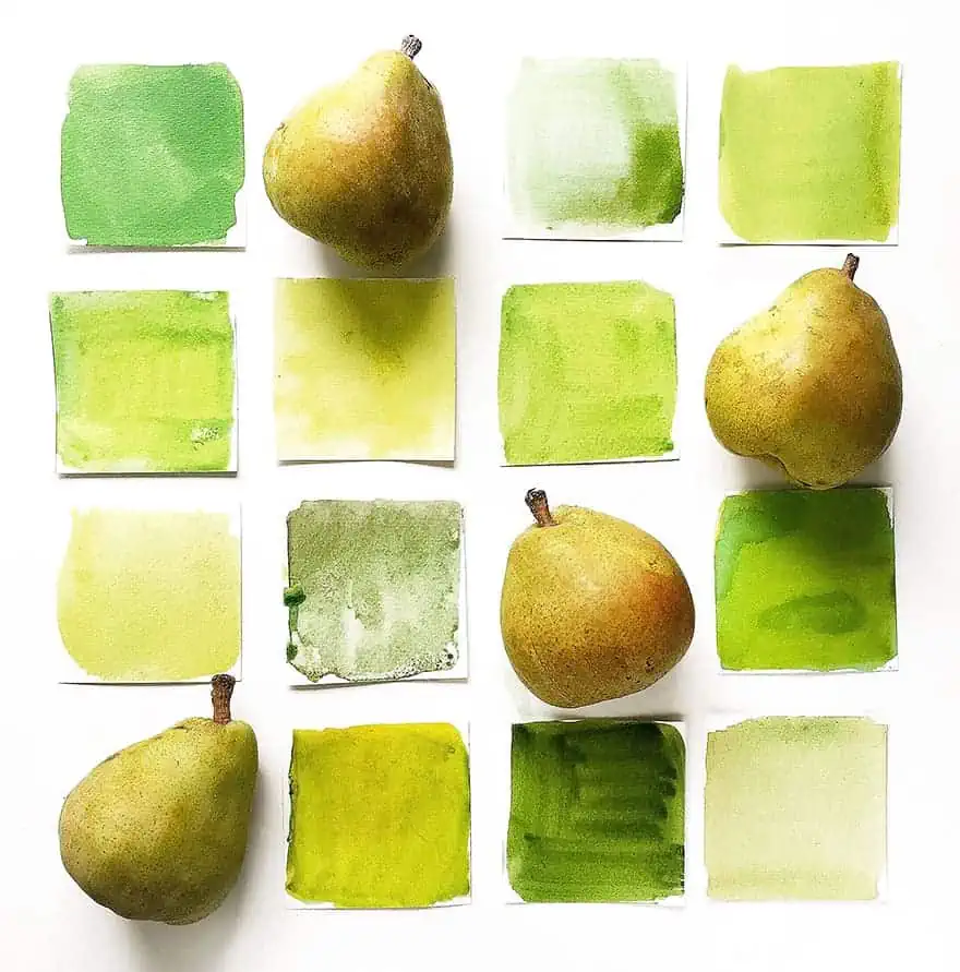Как сделать оливково-зеленую краску