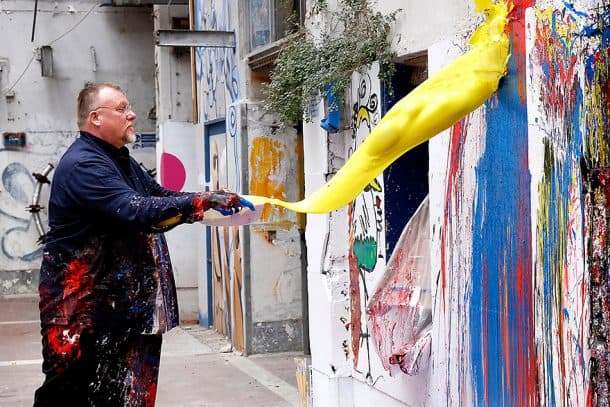 Action Painting Anleitung und Geschichte dieser Maltechnik