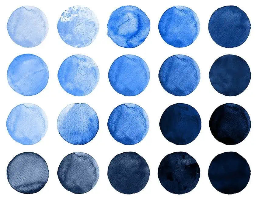 Warm Types of Blue