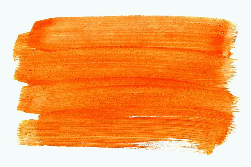 Kürbis Orange Farbe