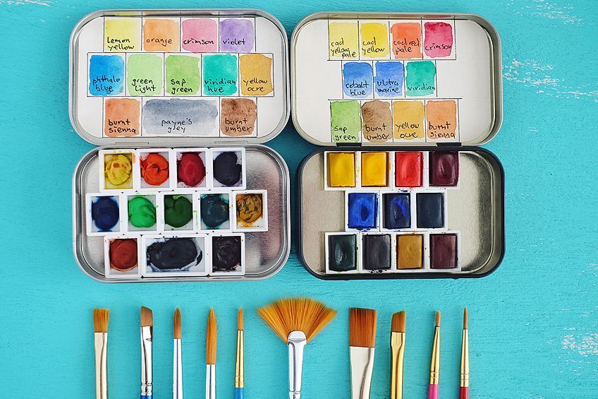 How to Use Watercolor Paint Tubes