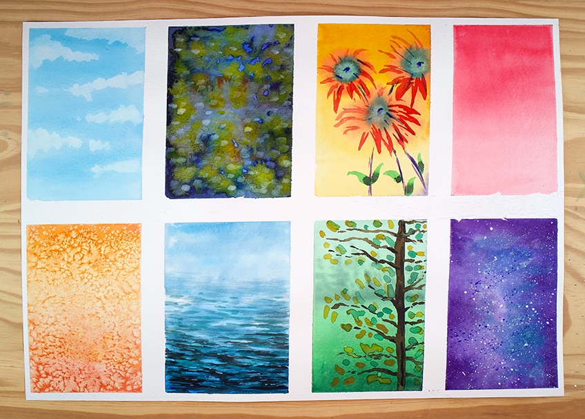 Watercolor Techniques Everything You Need For Easy Painting - Easy To Make Watercolor Painting