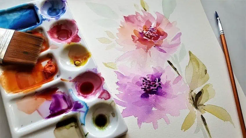 Floral Watercolor Techniques
