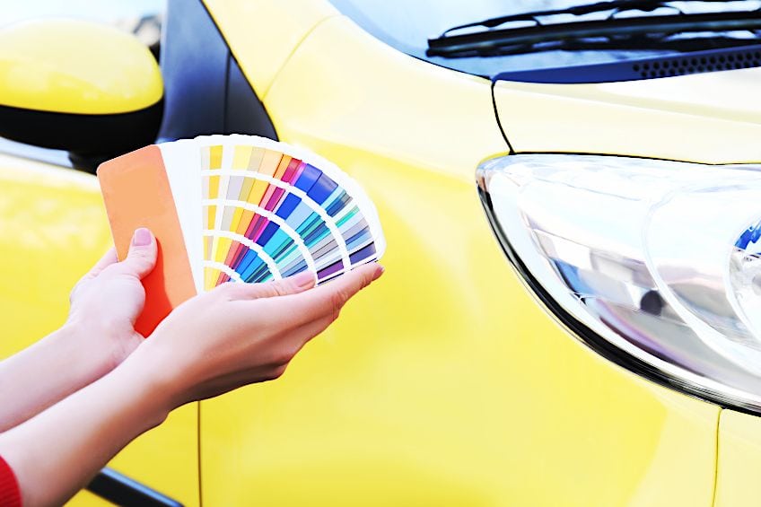 Automotive Spray Can Paint Colors