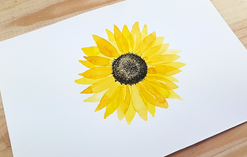Easy Sunflower Painting Guide