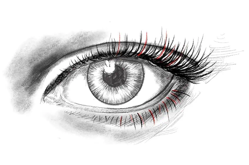 Drawing Eyelashes 4b