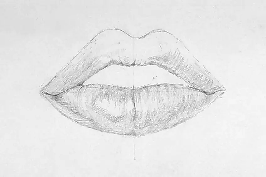 Lips Sketch 3