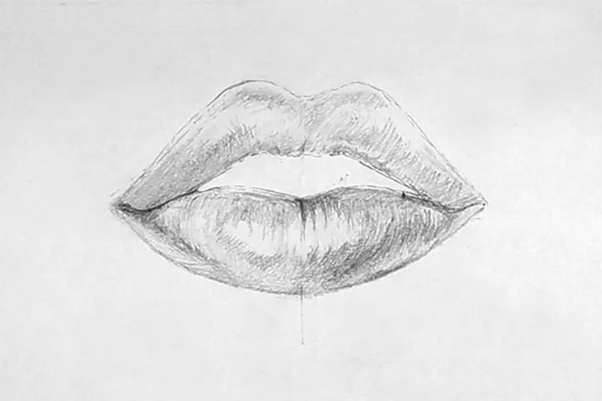 Dibujo de labios 3c