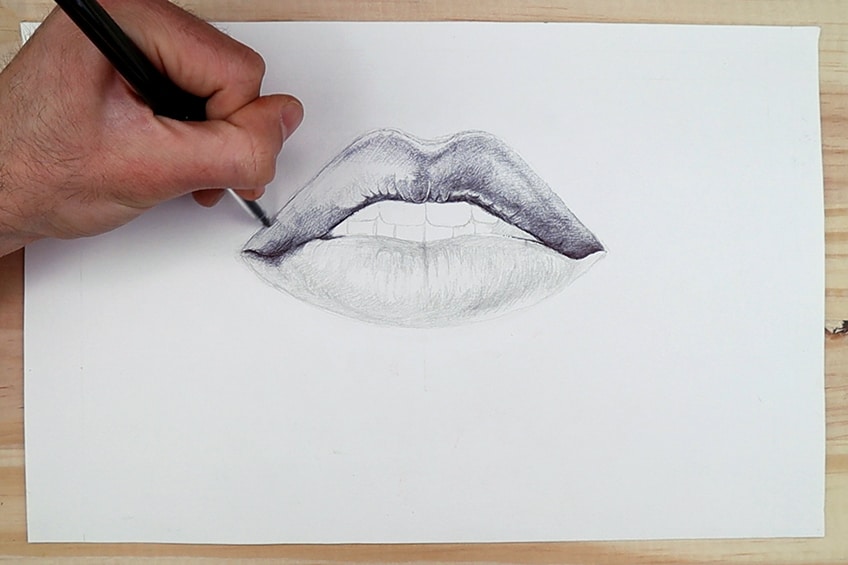 Boceto de labios 4f