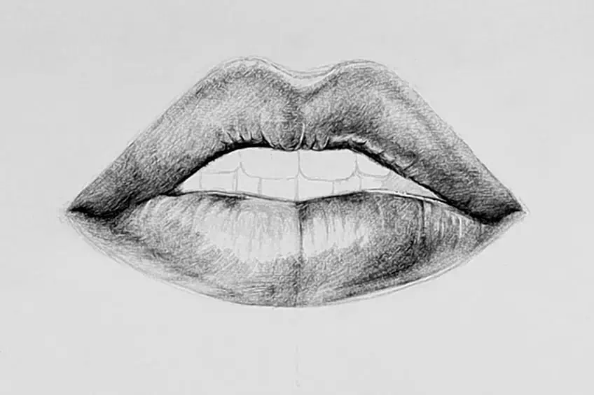 Lips Sketch 5e