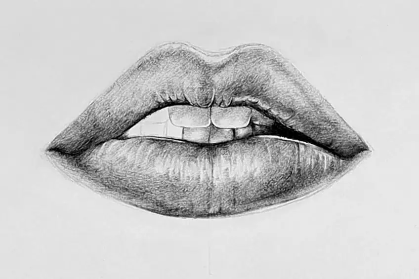 Lips Sketch 6b
