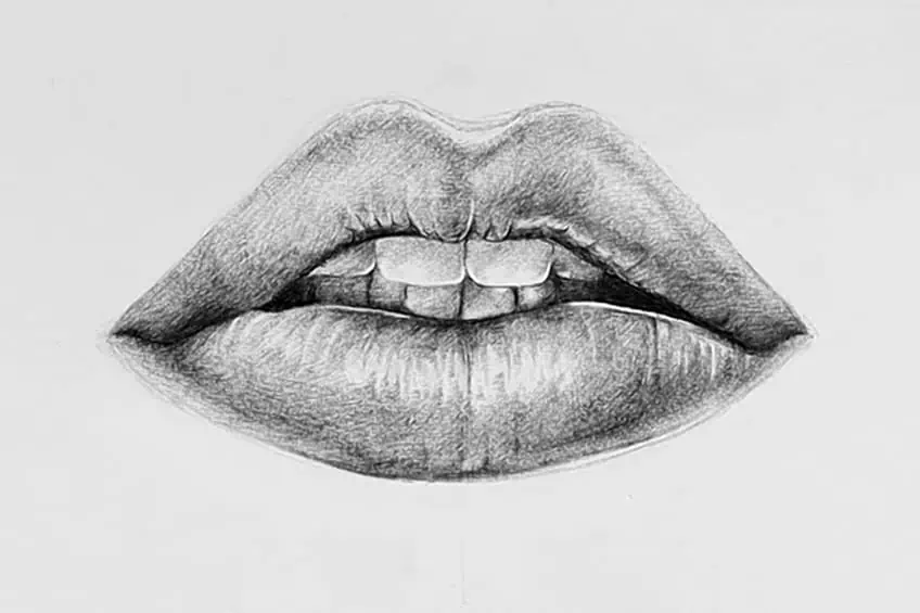 Lips Sketch 6c