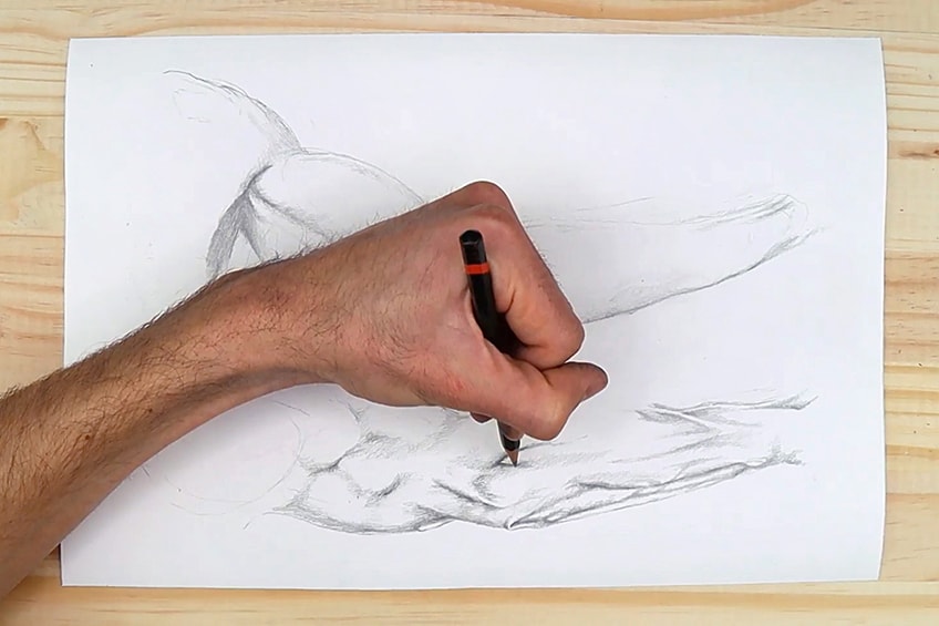 Male Arm Drawing 7b