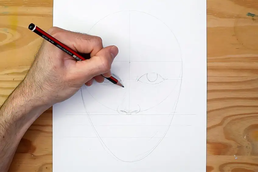Realistic Face Drawing 4