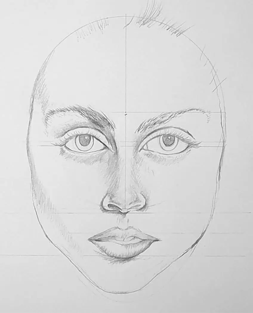 Realistic Face Drawing 7b