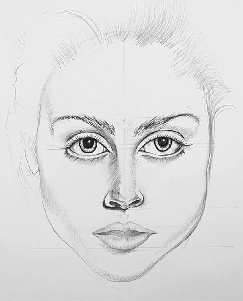 Realistic Face Drawing 8b