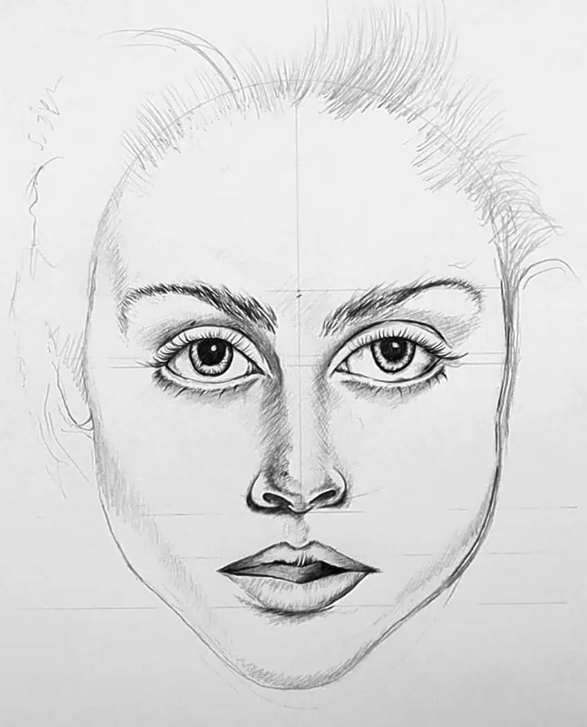 Realistic Face Drawing 8c