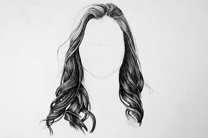 Realistic Hair Drawing 3e
