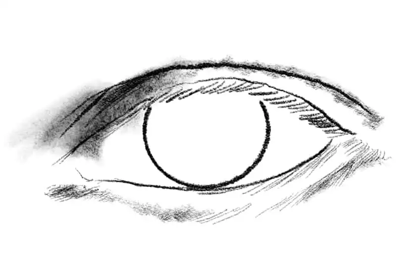 Sketching Eyelashes 1b
