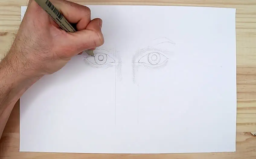 eye sketch 14