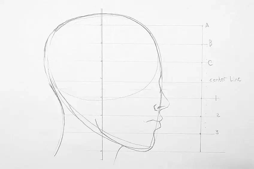 side face drawing 10