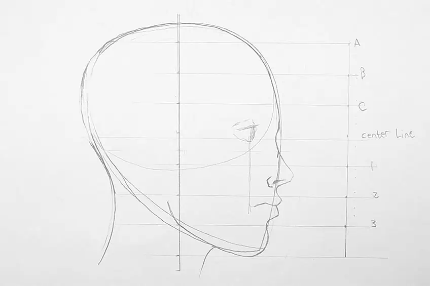 side face drawing 11