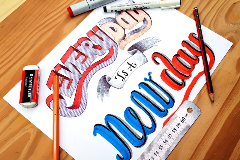 Hand Lettering Guide for Beginners