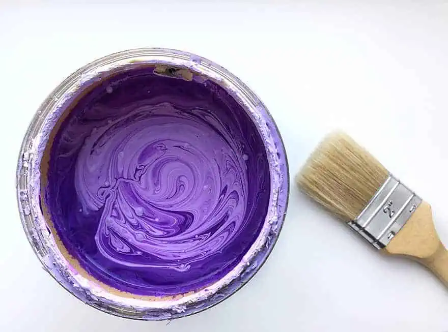 faire du violet en peinture