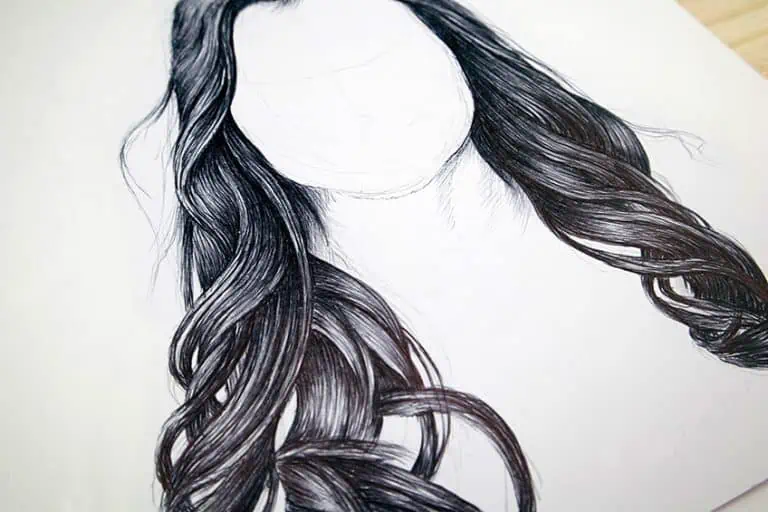 Haare zeichnen – Einfache Methode um Haare zu malen