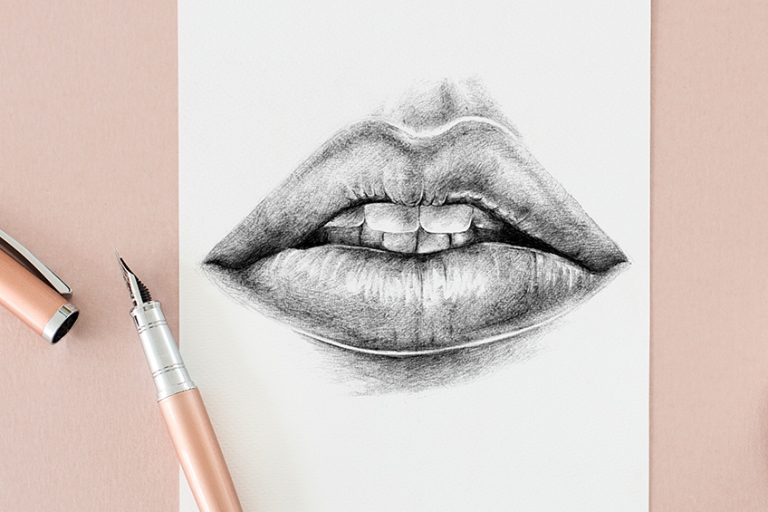 Lippen zeichnen – Detaillierte Anleitung für realistische Lippen