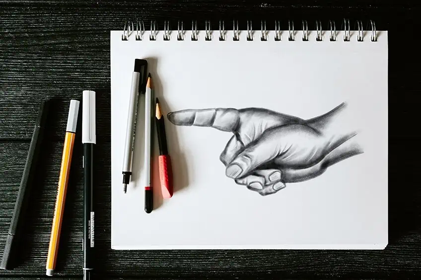 Рисование руками