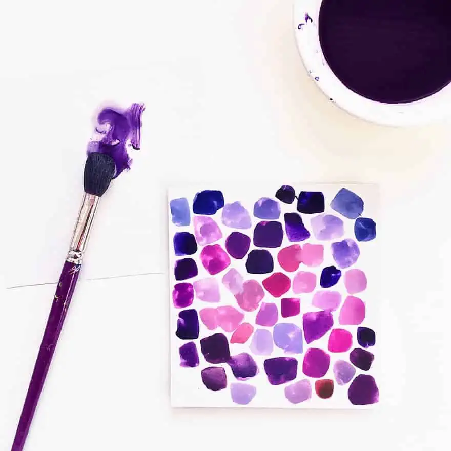 como hacer color lila