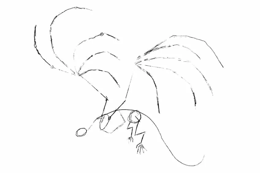 dragon sketch 06