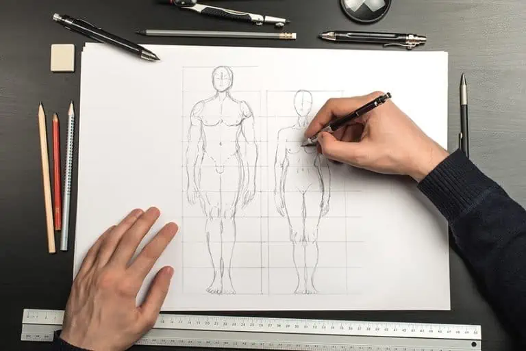 Dibujo de anatomía humana – Guía de dibujo para hombre y mujer