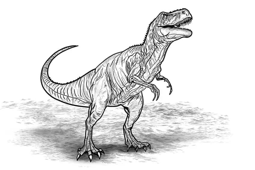 Динозавр Рисование Легко 27
