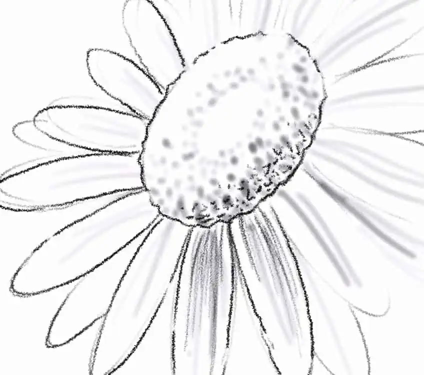 Easy flower drawing coloring pages for children Vector Image-saigonsouth.com.vn