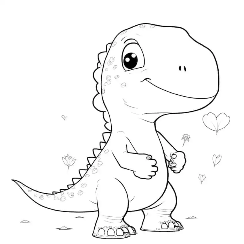 dinosaur coloring page 09