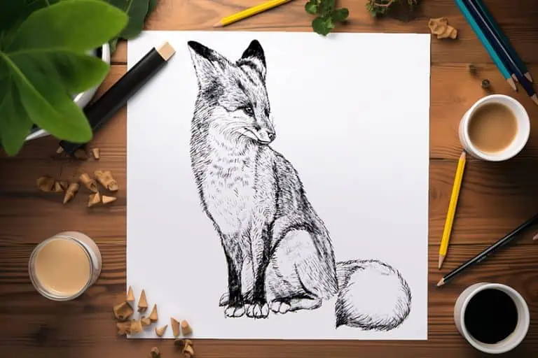 Fox Drawing – An Easy Drawing Tutorial for Beginners