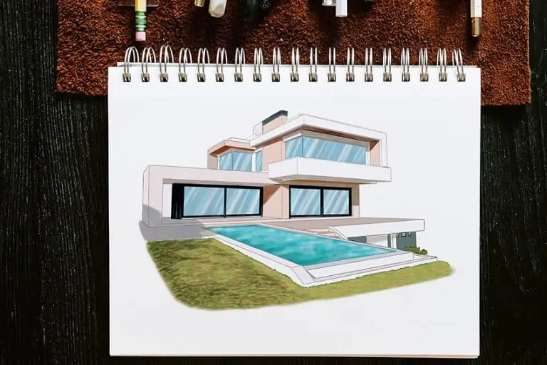 Haus zeichnen – Eine moderne Hauszeichnung erstellen