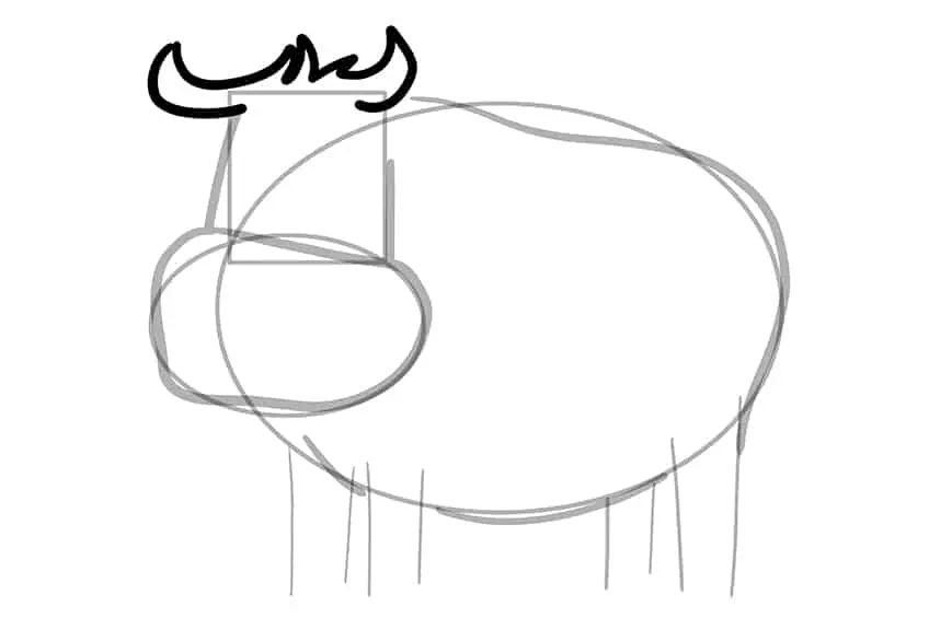 Как нарисовать корову 06