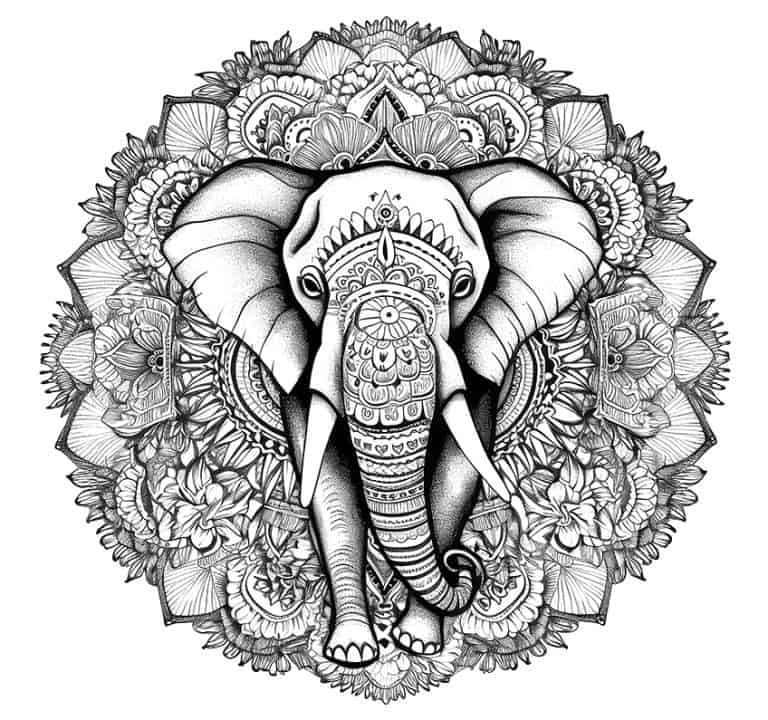  Mandala Tiere zum Ausmalen - Faszinierende Malvorlagen 