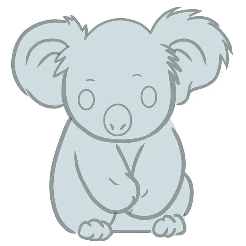 How to Draw a Koala 11