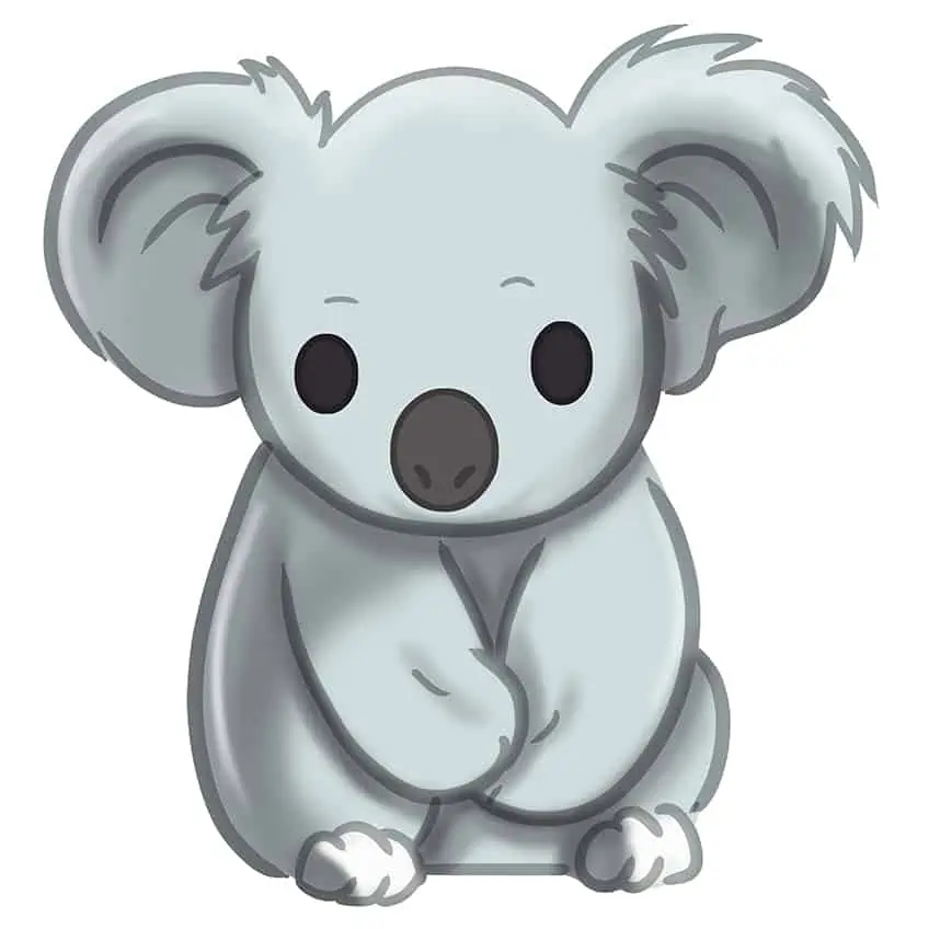 How to Draw a Koala 13