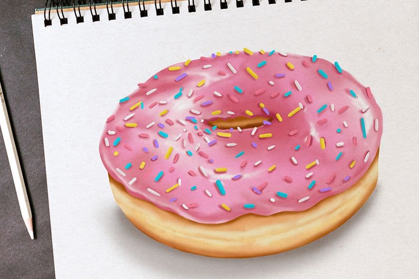 Donut Easy Sketches