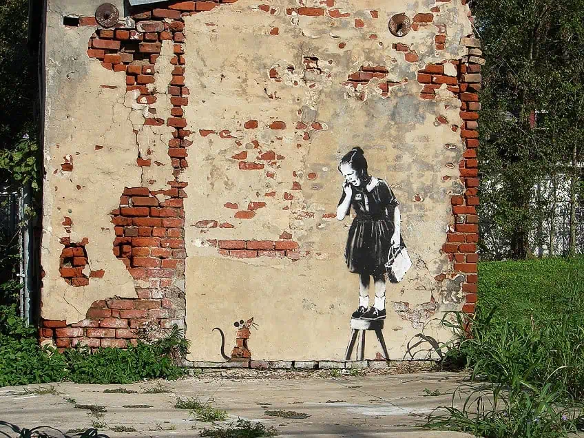 Banksy Mural Wall Painting